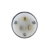 clavija entrada recta/ 15a 125v/ 2 polos 3 hilos/ nema 5 15p/ grado industrial comercial.