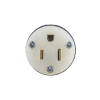 conector entrada recta/ 15a 125v/ 2 polos 3 hilos/ nema 5 15r/ grado industrial comercial.