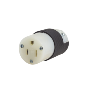 conector entrada recta/ 15a 125v/ 2 polos 3 hilos/ nema 5 15r/ grado industrial comercial.
