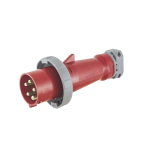 clavija industrial de 30/32 a / 200/346 240/415 v 220/380 240/415 v ca / 4 polos 5 hilos / ip69 y 4x.