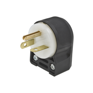 clavija entrada recta/ 20 a 250 v ca/ 2 polos 3 hilos/ nema 6 20 p/grado comercial industrial.