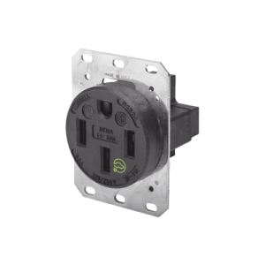 receptáculo recto de 50 a 125/250 v ca 3 polos 4 hilos (nema 14 50r).