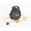 carrete de cable comercial (12/3 rudo), para 125 v ca, 12.2 m de longitud con salida triple de 15 a.