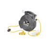 carrete de cable comercial (12/3 rudo), para 125 v ca, 12.2 m de longitud con salida triple de 15 a.