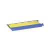 protector para cables de 5 canales truk trak / dimensiones 914 x 508 x 58.6 mm / color azul y amarillo.
