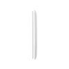 tapa para contacto rectangular/ tornillos no visibles / color blanco.
