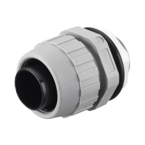 conector recto de nylon de 3/4" para tubería liquidtight polytuff.