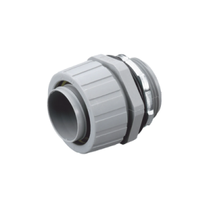conector recto de nylon de 1 1/2" para tubería liquidtight polytuff.