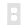 tapa para contacto dúplex color blanco.