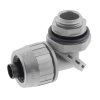conector multi posición de nylon de 1/2" para tubería liquidtight polytuff.