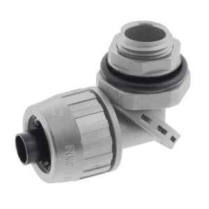 conector multi posición de nylon de 3/4" para tubería liquidtight polytuff.