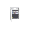 gabinete comercial rebox 32.2" x 24.2 "x 10" / profundidad 10"/ preconfigurado /color gris claro.
