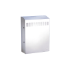 gabinete comercial rebox 32.2" x 24.2 "x 10" / profundidad 10"/ preconfigurado /color gris claro.