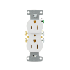 contacto duplex 15a 125v/ 2 polos 3 hilos/ nema 5 15r/ color blanco.