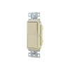 interruptor unipolar residencial 15 a 120 277 v / cableado lateral y trasero / color marfil.