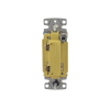 interruptor unipolar residencial 15 a 120 277 v / cableado lateral y trasero / color marfil.
