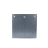 caja extra grande 15"x15"x 4"/ profundidad 4"/entradas laterales finales 4 entradas de 1/2" 3/4", 2 entradas de 3/4" 1" y 2 entradas de 1" 1 1/4"/ incluye tapa / incluye tapa.