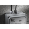 conector de cable, estilo europeo para conductores de 0.59" a 1 ", 1", gris.