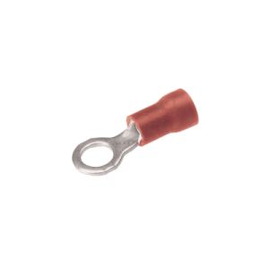 zapata terminal de ojillo para tornillo 3/8 in (10 mm) calibre 22 16 awg con aislamiento de vinilo.
