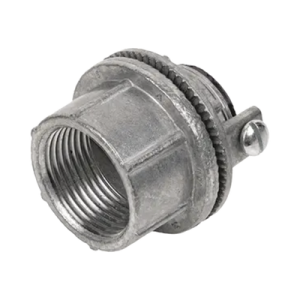 conector myers de zinc 2" / con tornillo a tierra / para Áreas peligrosas.