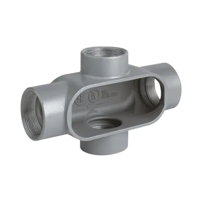 caja condulet tipo x de 1 1/2" / aluminio libre de cobre. caja condulet tipo x de 1 1/2" / aluminio libre de cobre.
