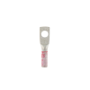 zapata terminal de compresión burndy para tornillo de 1/4" y calibre 8 awg / barril largo.