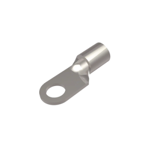 zapata terminal de ojillo para tornillo 5/16" (8 mm) y calibre 6 awg.
