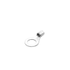 zapata terminal de ojillo para tornillo 3/8 " (10 mm) y calibre 8 awg.