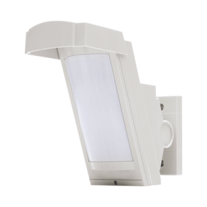 detector de movimiento / 100% exterior / cableado / hasta 12 metros a 85&deg; de cobertura/ instalación a 3 metros / compatible con cualquier panel de alarma