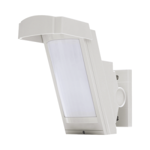 detector de movimiento con anti enmascaramiento / 100% exterior / cableado / hasta 12 metros a 85° de cobertura/ instalación a 3 metros / compatible con cualquier panel de alarma