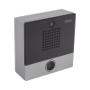 mini video intercomunicador para hotelería y hospitales, con diseño elegante, poe, cámara 1mpx, 1 botón, 1 relevador integrado de salida y entrada.