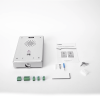 intercomunicador ip, 2 líneas sip, 2 relevadores con botón para llamada, anti vandálico, ip65 e ik10, poe
