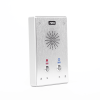 intercomunicador ip, 2 líneas sip, 2 relevadores con 2 botónes para llamada, anti vandálico, ip65 e ik10, poe