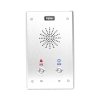 intercomunicador ip, 2 líneas sip, 2 relevadores con 2 botónes para llamada, anti vandálico, ip65 e ik10, poe
