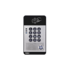 audio portero ip con 2 líneas sip, relevador integrado, teclado numérico y lectora de tarjetas rfid para control de acceso, poe