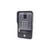 audio portero ip 2 líneas sip con relevador integrado, lector rfid para acceso por clave numérica, tarjeta o llamada remota, poe
