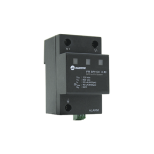 supresor de sobretensiones, trabaja con 100 vcc tipo 2 en montaje din rail, tecnología mov, certificación iec 61643 1 (1104 11 105)