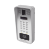 video portero ip/sip con cámara y pantalla lcd, 2 relevadores integrados (entrada y salida), onvif y lector de tarjetas rfid, puerto wiegand (entrada).
