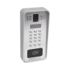 video portero ip/sip con cámara y pantalla lcd, 2 relevadores integrados (entrada y salida), onvif y lector de tarjetas rfid, puerto wiegand (entrada).