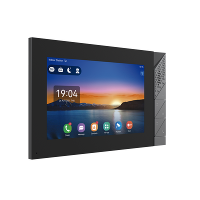 monitor ip/sip para interior con android, wi fi, bluetooth, pantalla táctil de 7", audio de 2 vías, poe, 8 interfaces de entrada de alarma. monitor ip/sip para interior con android, wi fi, bluetooth, pantalla táctil de 7", audio de 2 vías, poe, 8 interfaces de entrada de alarma.