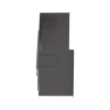 soporte industrial para instalar equipos de montaje en riel din, para racks o gabinetes estándar de 19in, de 4ur, color negro