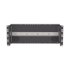 soporte industrial para instalar equipos de montaje en riel din, para racks o gabinetes estándar de 19in, de 4ur, color negro