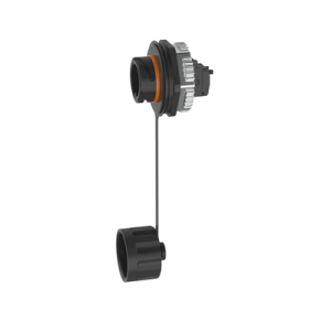 conector jack rj45 de uso industrial estilo tg, categoría 6, con tapa protectora, protección ip67