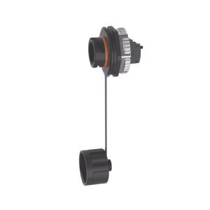 conector jack rj45 de uso industrial estilo tg, blindado categoría 6a, con tapa protectora, protección ip67