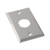 placa de pared industrialnet™, para 1 conector industrial, de acero inoxidable