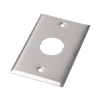 placa de pared industrialnet™, para 1 conector industrial, de acero inoxidable