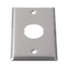 placa de pared industrialnet™, para 1 conector industrial, de acero inoxidable