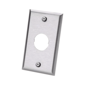 placa de pared industrialnet™, para 1 conector industrial, de acero inoxidable