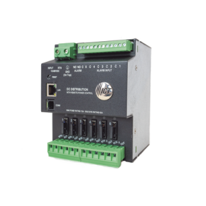 fuente de distribución de 6 salidas, control y monitoreo ethernet, vo: 10 60v dc, para montaje en riel din