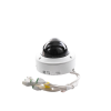 domo ip 4 megapixel / lente mot. 2.8 a 12 mm / 40 mts ir exir / ik10 / ip67 / h.265+ / wdr 140 db / captura facial / deepinview / búsqueda por atributos / 2 micrófonos integrados / micro sd